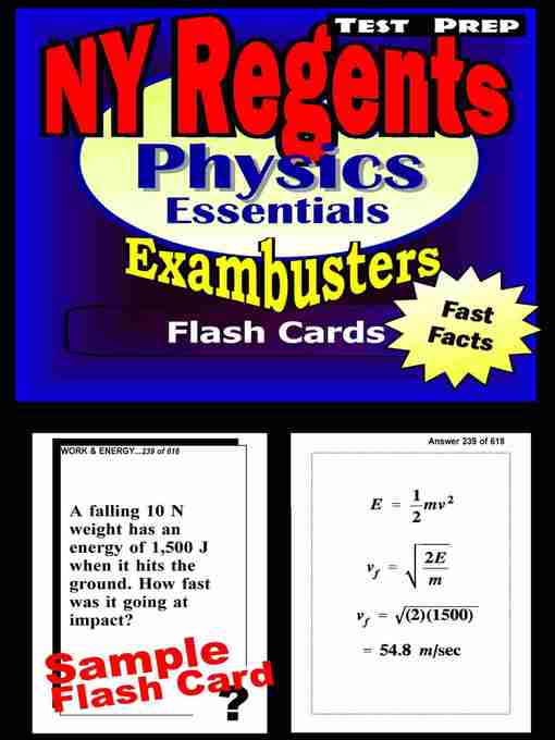 Title details for NY Regents Physics Test Prep Review - Exambusters Flashcards by Regents Exambusters - Available